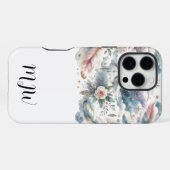 Coque iPhone 16 Pro Max Étui iPhone / iPad Bohème Céleste à Plumes (Verso Horizontal)