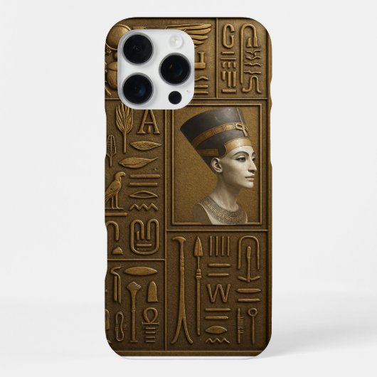 Coque iPhone 16 Pro Max Étui iPhone Nefertiti Éternelle (Verso)