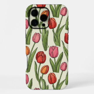 Coque iPhone 16 Pro Max Étui iPhone tulipes