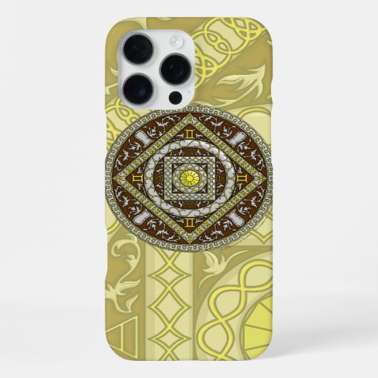 Coque iPhone 16 Pro Max Étui Mandala Gemini Case-Mate (Verso)