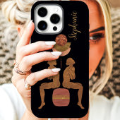 Coque iPhone 16 Pro Max Étui Monogramme Équilibre Céleste