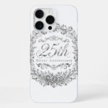 Étui pour iPhone 16 Pro Max 25 ans Argent