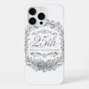Coque iPhone 16 Pro Max Étui pour iPhone 16 Pro Max 25 ans Argent