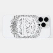 Coque iPhone 16 Pro Max Étui pour iPhone 16 Pro Max 25 ans Argent (Verso Horizontal)