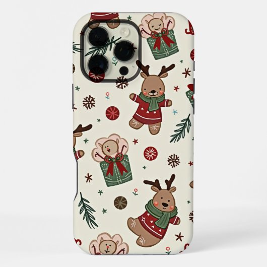 Coque iPhone 16 Pro Max Étui pour iPhone 16 Pro Max de Noël (Verso)