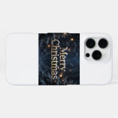 Coque iPhone 16 Pro Max Étui pour iPhone 16 Pro Max Joyeux Noël enneigé (Verso Horizontal)