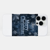 Coque iPhone 16 Pro Max Étui pour iPhone 16 Pro Max Joyeux Noël Glacé (Verso Horizontal)