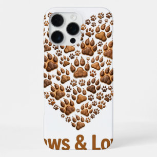 Coque iPhone 16 Pro Max Étui pour iPhone 16 Pro Max Paws and Love