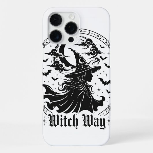 Coque iPhone 16 Pro Max Étui pour iPhone 16 Pro Max Witch Way (Verso)