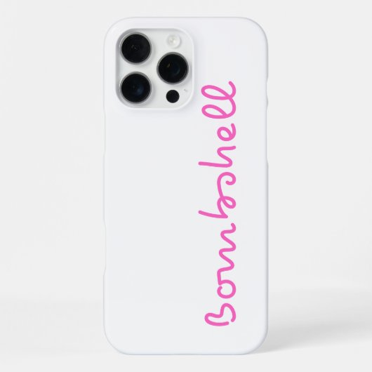 Coque iPhone 16 Pro Max Étui pour iPhone Bombshell (Verso)