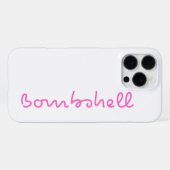 Coque iPhone 16 Pro Max Étui pour iPhone Bombshell (Verso Horizontal)