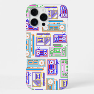 Coque iPhone 16 Pro Max Étui pour iPhone Pop Art Boom Box