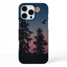 Étui pour téléphone Forêt au Clair de Lune — Ciel 