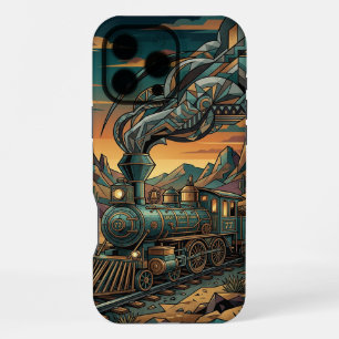 Coque iPhone 16 Pro Max Étui Steampunk Rétro pour iPhone 16 Pro Max Vint