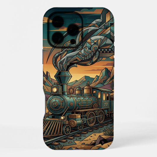 Coque iPhone 16 Pro Max Étui Steampunk Rétro pour iPhone 16 Pro Max | Vint (Verso)