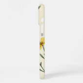 Coque iPhone 16 Pro Max "Étui Téléphone Fleurs Jaunes (Côté gauche)
