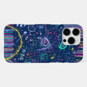 Coque iPhone 16 Pro Max Explorateur audacieux : maximalisme abstrait (Verso Horizontal)