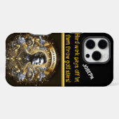 Coque iPhone 16 Pro Max Exploration créative de données dans des royaumes (Verso Horizontal)