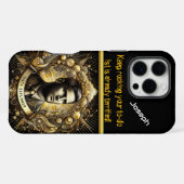 Coque iPhone 16 Pro Max Exploration créative de données dans un royaume do (Verso Horizontal)
