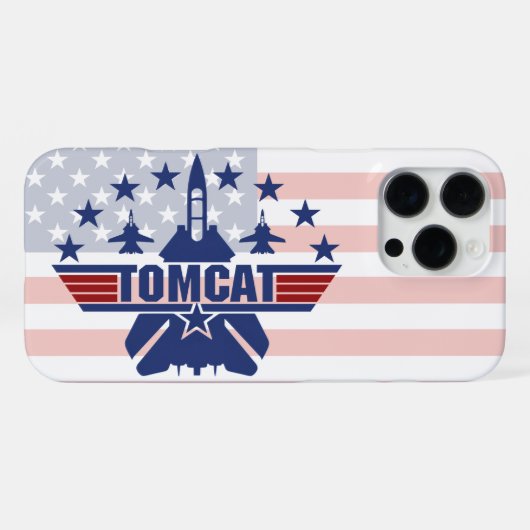 COQUE iPhone 16 PRO MAX F-14 TOMCAT "ÉTATS-UNIS" (Verso Horizontal)