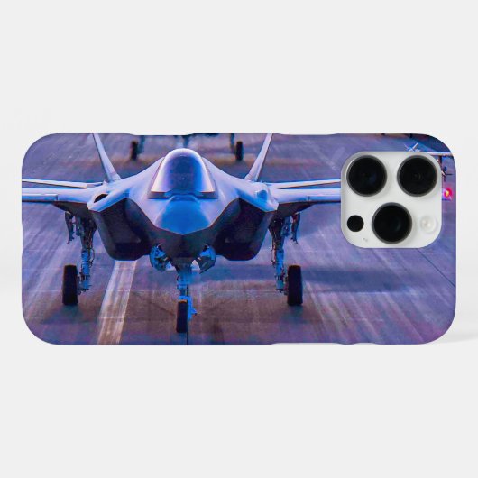 COQUE iPhone 16 PRO MAX F-35A ÉCLAIRAGE II (Verso Horizontal)