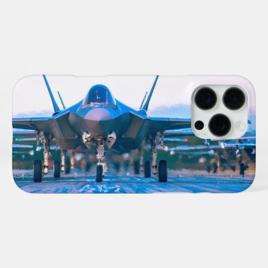COQUE iPhone 16 PRO MAX F-35A ÉCLAIRAGE II (Verso Horizontal)
