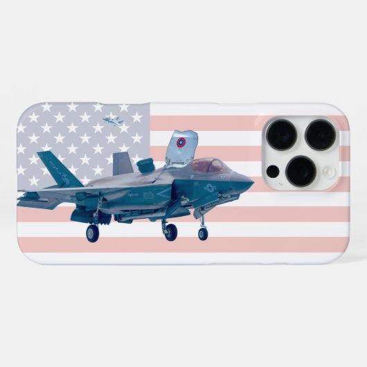COQUE iPhone 16 PRO MAX F-35B ÉCLAIRAGE II (Verso Horizontal)
