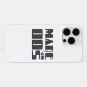 Coque iPhone 16 Pro Max Fabriqué dans les années 00 (Verso Horizontal)