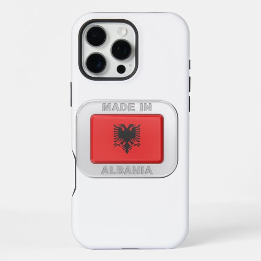 Coque iPhone 16 Pro Max Fabriqué en Albanie (Verso)