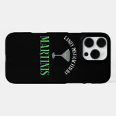Coque iPhone 16 Pro Max Facilement Distrait Par Les Martinis (Verso Horizontal)