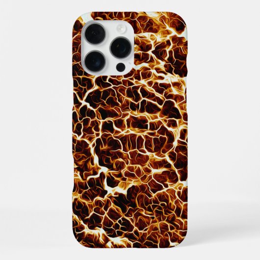 Coque iPhone 16 Pro Max Faux Hot Lava Texture (Verso)