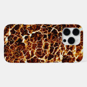 Coque iPhone 16 Pro Max Faux Hot Lava Texture (Verso Horizontal)