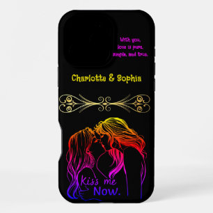 Coque iPhone 16 Pro Max Femme romantique pour un temps ludique
