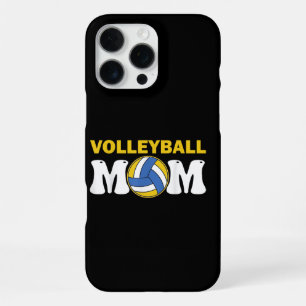 Coque iPhone 16 Pro Max Femmes Volleyball Maman Chemise Jeu Jour Joueur am
