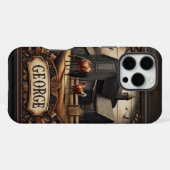 Coque iPhone 16 Pro Max Ferme Rustique Avec Chevaux (Verso Horizontal)