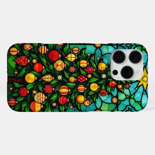 Coque iPhone 16 Pro Max festive christmas phone case design (Verso Horizontal)