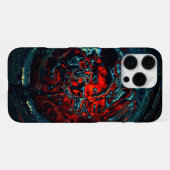 Coque iPhone 16 Pro Max Feu rouge d'enfer océanique (Verso Horizontal)