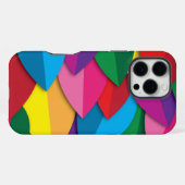 Coque iPhone 16 Pro Max Feuilles Colorées (Verso Horizontal)