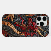 Coque iPhone 16 Pro Max Fierce Dragon Art (Verso Horizontal)