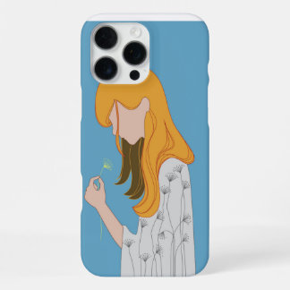 Coque iPhone 16 Pro Max Fille au Pissenlit