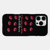 Coque iPhone 16 Pro Max fille classe (Verso Horizontal)