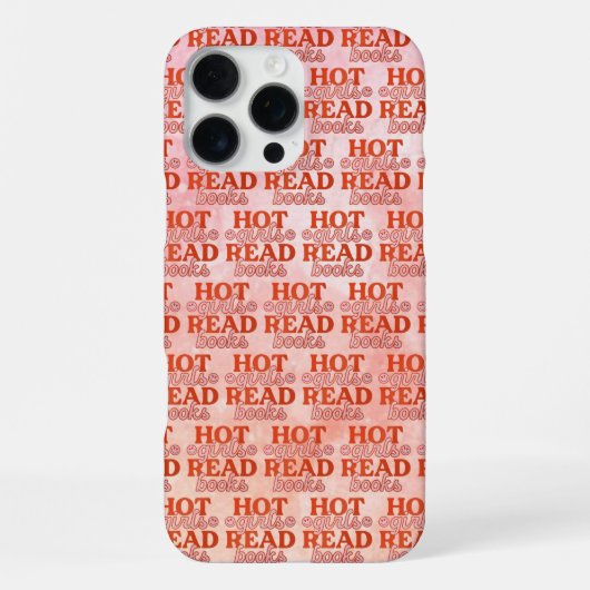 Coque iPhone 16 Pro Max Filles Chaudes Lisent Des Livres (Verso)