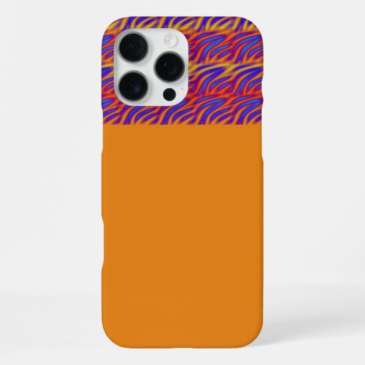 Coque iPhone 16 Pro Max Flammes bleues (Verso)