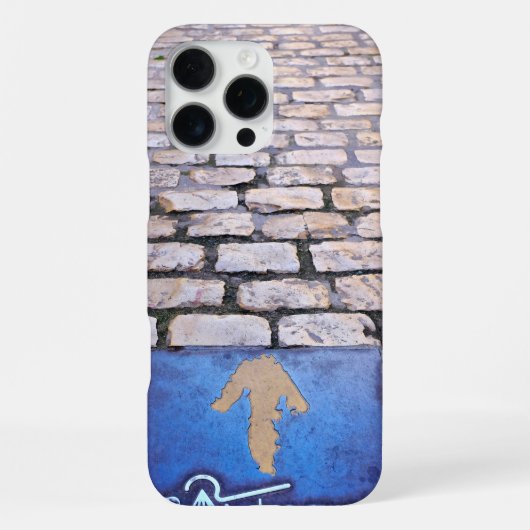 Coque iPhone 16 Pro Max Flèche jaune (Verso)