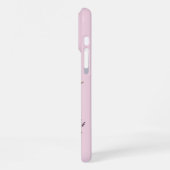 Coque iPhone 16 Pro Max Fleur de lavande : 'Q' initial monogramme (Côté gauche)