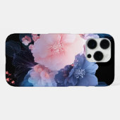 Coque iPhone 16 Pro Max Fleur de minuit (Verso Horizontal)
