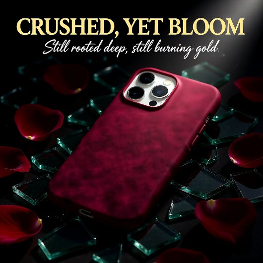 Coque iPhone 16 Pro Max Fleur Écrasée