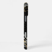 Coque iPhone 16 Pro Max Fleur Luxe Sombre (Côté droit)