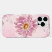 Coque iPhone 16 Pro Max 'Fleur Rose Aquarelle Douce' iPhone 16 Pro Max (Verso Horizontal)