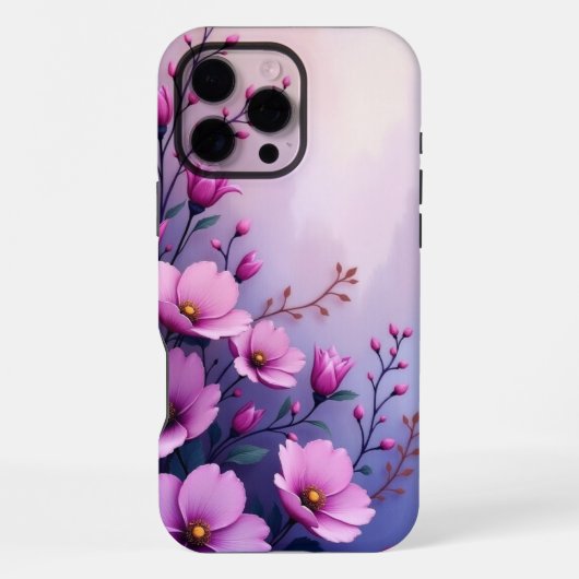Coque iPhone 16 Pro Max Fleurs (Verso)